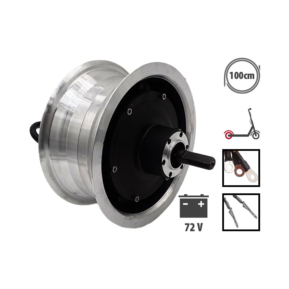 Hátsó kerékagymotor 72V 2000W + felni VSETT 11+