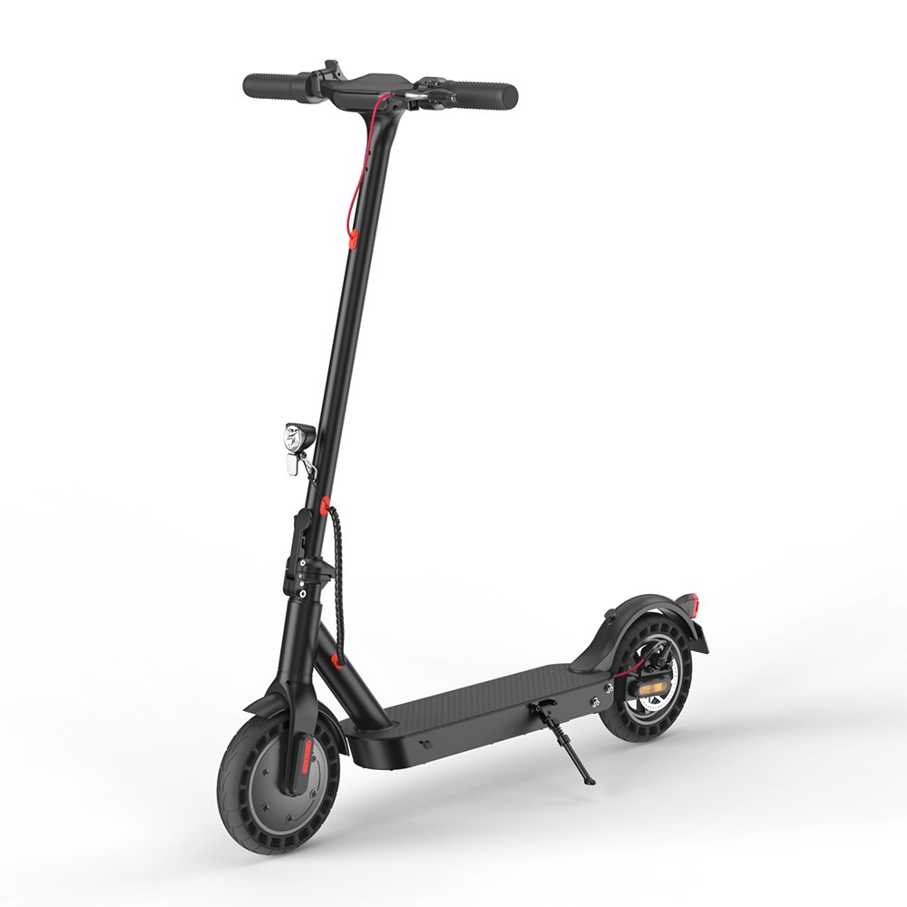 Az iHoverboard E9TMax elektromos roller elölről, kormánnyal és fényszóróval